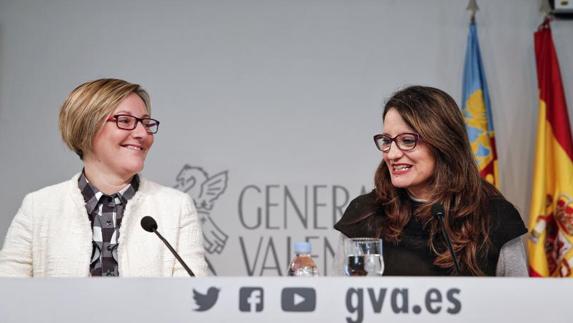 Mónica Oltra: «Se revisarán los honores de Olivas como expresident de la Generalitat»