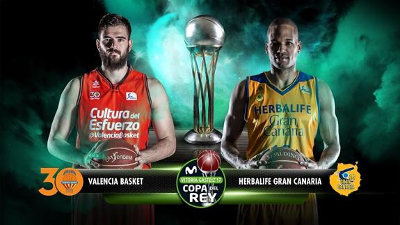 Copa del Rey de baloncesto 2017 | Valencia Basket - Gran Canaria para abrir boca