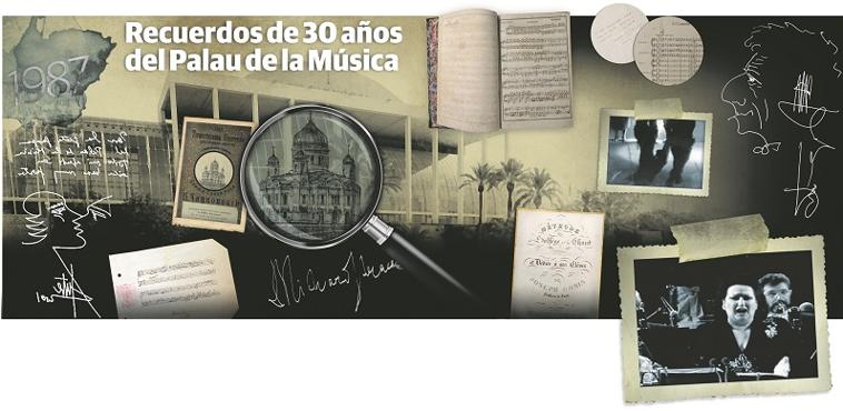 Recuerdos de 30 años del Palau de la Música de Valencia