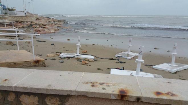 Calp se queda sin señales viales tras el temporal
