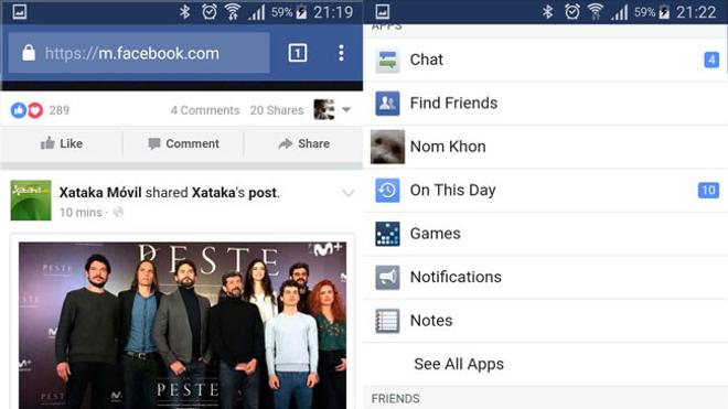 Cinco alternativas a la app oficial de Facebook para ahorrar batería