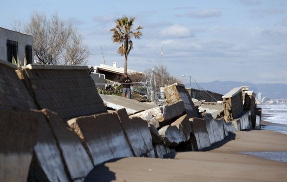 El Ayuntamiento de Valencia hará una escollera para salvar las viviendas de La Casbah en El Saler