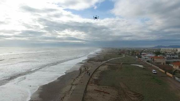 Los efectos del temporal en la Comunitat Valenciana, a vista de dron