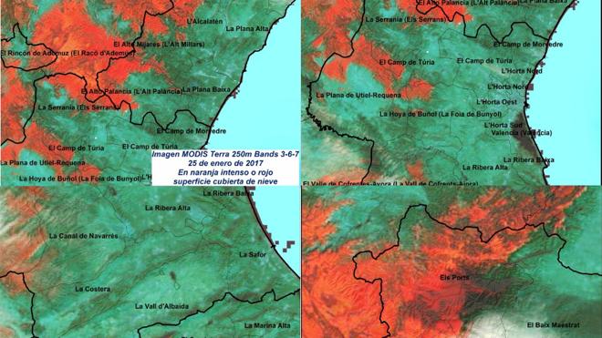 ¿Dónde queda aún nieve en la Comunitat?