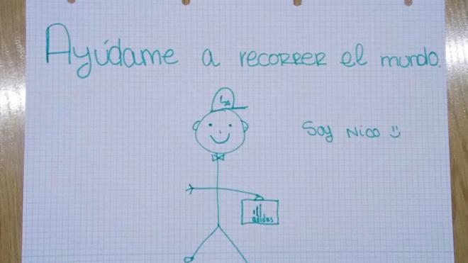 ¿Has recibido la imagen de Nico en tu whatsapp?