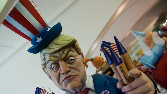 Fallas 2017 | Donald Trump, protagonista de los monumentos falleros
