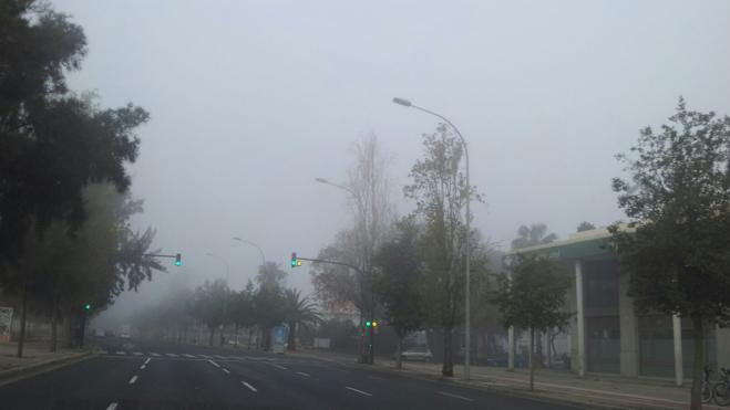 Valencia despierta en medio de una intensa niebla