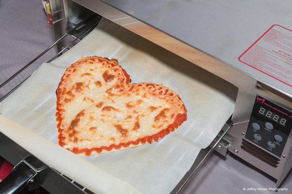 Servicio de pizza espacial