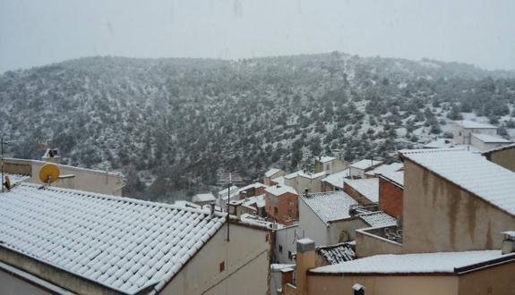 El temporal vuelve a dejar nieve en la Comunitat Valenciana