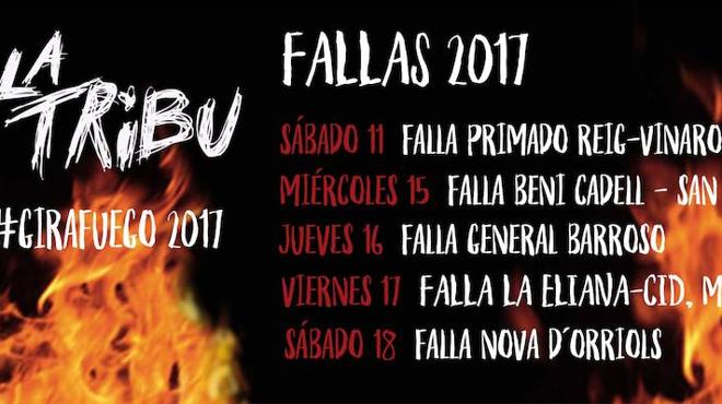 La Tribu hará arder estas Fallas con el mejor pop rock