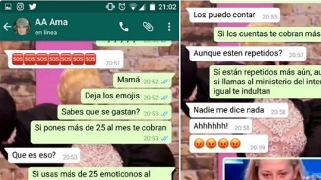 La broma épica de un chico a su madre por Whatsapp que se ha vuelto viral