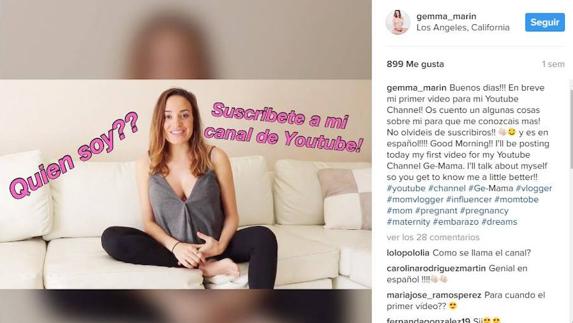 Instagram se rinde a la actriz valenciana Gemma Marín y sus sensuales bailes embarazada