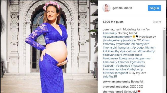 Instagram se rinde a la actriz valenciana Gemma Marín y sus sensuales bailes embarazada