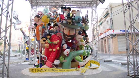 Fallas 2017 | Así es la Falla Malvarrosa infantil 2017