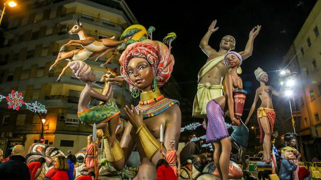 Fotos de las fallas de Primera B 2017