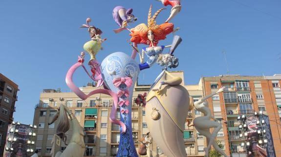 Fallas 2017 | Arde L'Antiga de Campanar, falla ganadora de 2017