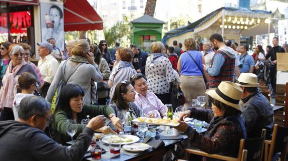 Las Fallas dejan una ocupación hotelera del 90 % en la ciudad de Valencia