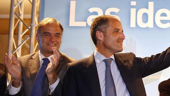 Francisco Camps y Esteban González Pons, citados en la comisión de investigación sobre Ciegsa en Les Corts