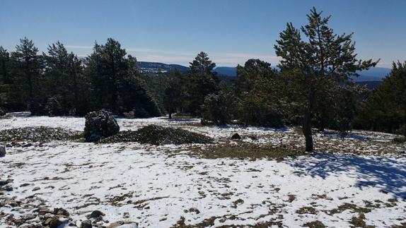 La nieve llega al Rincón de Ademuz