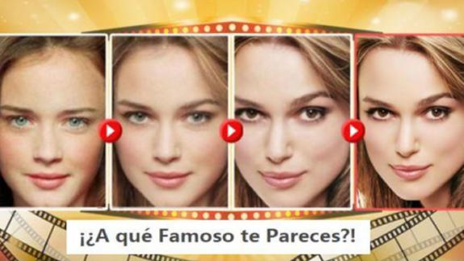 Cuidado con jugar a 'A qué famoso te pareces' en Facebook, podría resultar peligroso