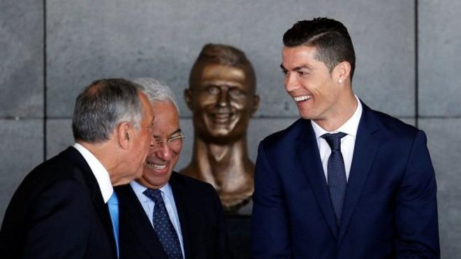 El extraño busto que 'recuerda' a Cristiano Ronaldo