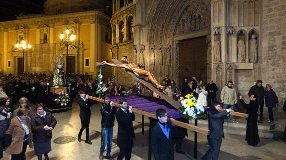 Semana Santa Valencia 2017 | Esta noche, Vía Crucis por el centro de Valencia en el Viernes de Dolor