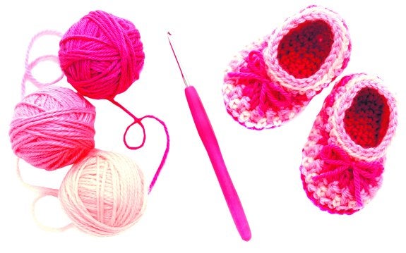 Fútbol para ellos, ganchillo para ellas