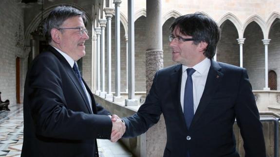 Puig y Puigdemont se reúnen en Barcelona