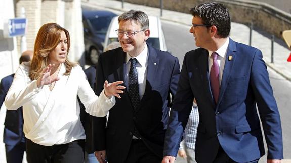 Ximo Puig y Susana Díaz piden reforzar los lazos autonómicos para crear más diálogo