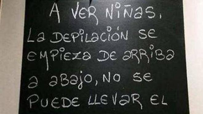 Polémicas frases sobre las mujeres en un bar de Bilbao