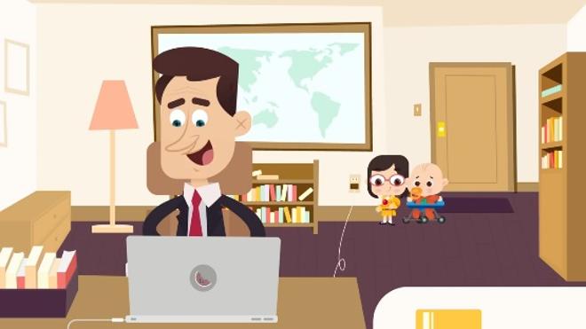 Las aventuras de Mina y Jack, la serie inspirada en el vídeo viral de la BBC