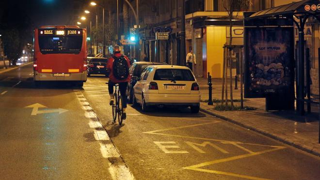 El PSPV insiste en que no hay plazos para la prohibición del carril bus y Compromís que será en mayo