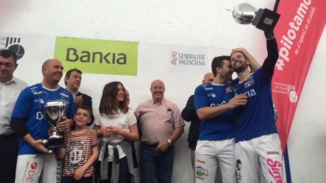 Pere Roc II, Félix y Monrabal, campeones de la Lliga de escala i corda (60-35)