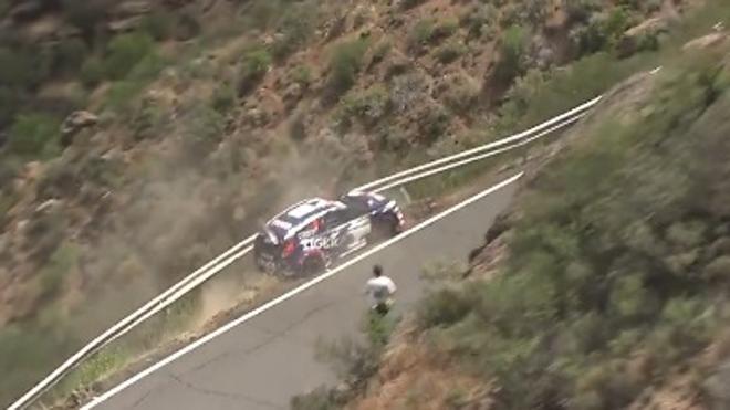 Salva su vida tras sufrir un accidente en el Rally Islas Canarias