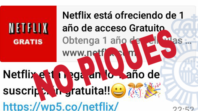 Cuidado con la última estafa de Whatsapp, relacionada con Netflix