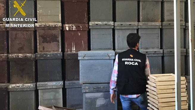 La Guardia Civil esclarece el robo de 223 colmenas en Valencia y Murcia