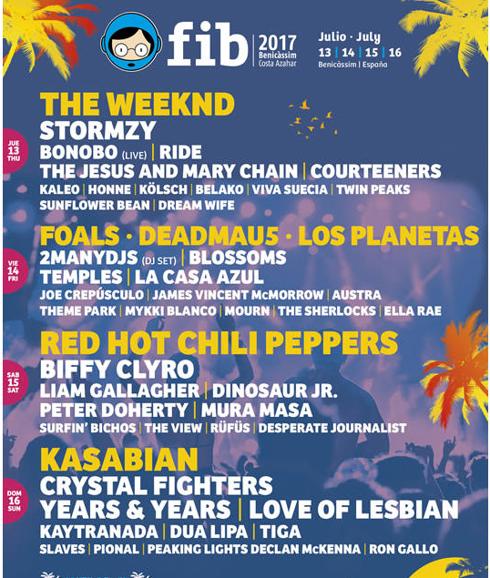 El FIB hace público el cartel por días e incorpora a 2manydjs y Dinosaur Jr