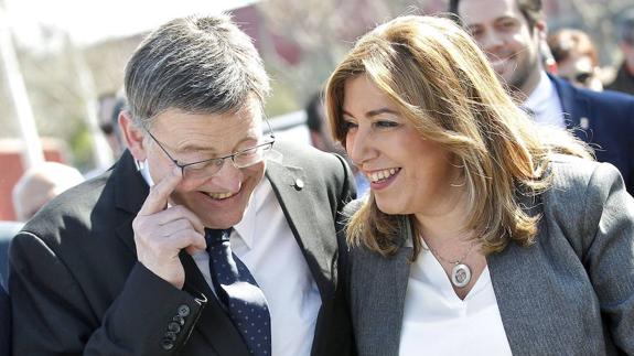 Susana Díaz visita Valencia el jueves en un acto de las primarias del PSOE