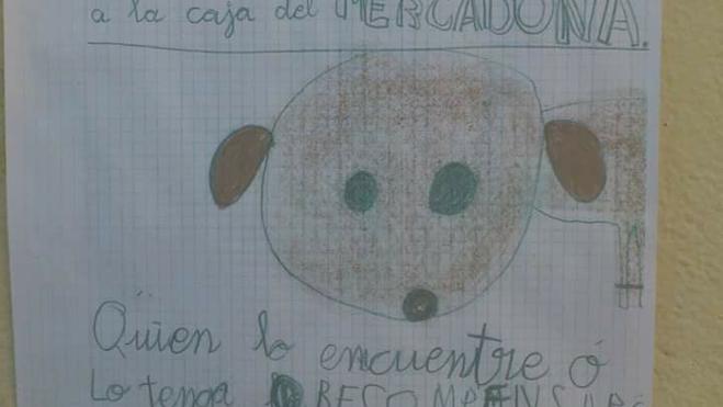 La carta de un niño de Alfafar pidiendo ayuda para encontrar su osito de peluche