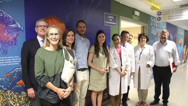 Un pequeño Oceanogràfic dentro del Hospital La Fe de Valencia