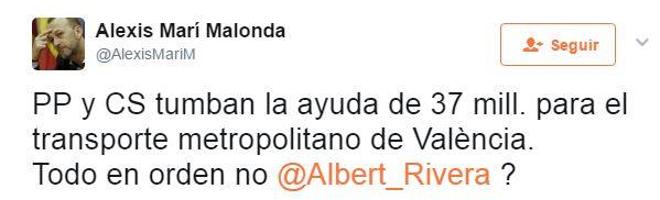 Alexis Marí: «Hoy por hoy subo a un ascensor y si llevo una carpeta de Ciudadanos la escondo»