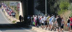 La Cueva Santa recibe a 4.000 romeros